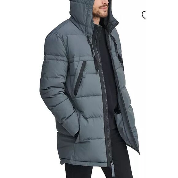 MARC NEW YORK Men's F18 Holden Parka Jacket in Charcoal NWT Size Large - Picture 4 of 9